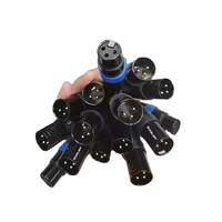 S.Wieler 3 broches XLR Splitter Breakout Box 16 canaux paire adaptateur de câble de microphone pour le son de scène, l'éclairage, le studio audio