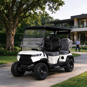 Carrito de Golf GRENTEK de Litio para 4 Pasajeros, Vehículo Turístico con Pantalla Digital para Complejos Turísticos - Product Image 1