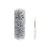 Microfibre Duster 100 pouces avec extension de poteau d'extension pliable longue poignée ménage poussière nettoyage plafond ventilateur Duster Kit