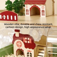USMILEPET Cage pour cochon d'Inde en acrylique, résistante à l'eau, transparente, petite cage d'intérieur pour hamsters et souris, vente chaude