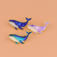 Nouveau produit : Broche en alliage de zinc motif dauphin de dessin animé mignon, accessoire créatif pour sac à dos, épingle à revers, pendentif DIY, vente en gros