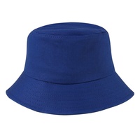 Chapeau seau en coton personnalisé pour adulte chapeau rond à large bord brodé et sublimé pour l'été style décontracté solide à l'extérieur