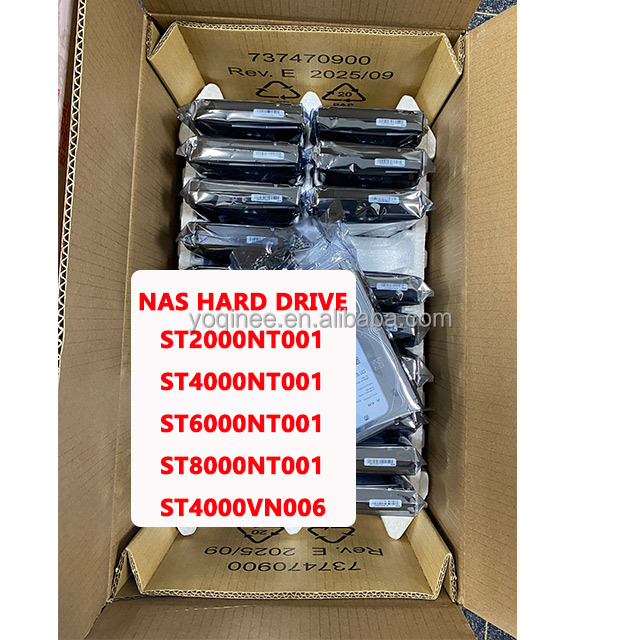 Original 3.5inch SATA ST3000VN007 3TB Hard Drives 5900RPM 64MB Desktop Iron Wolfs NEW Internal Hard Disk HDD for Nas ST3000VN000