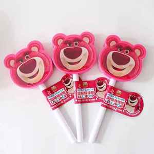 <span class=keywords><strong>Caramelle</strong></span> di alta qualità a forma di orso fragola lecca-lecca esotici per bambini spuntini 50g (5 pz) - Product Image 1