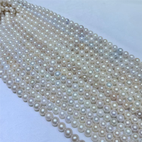 Collier de perles d'eau douce blanches de 10 à 14 mm pour femmes, cadeau de mariage et vente en gros de bijoux