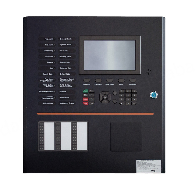 Tanda TX7002 Addressable Fire Alarm Control Panel 2 Loop EN54-2/4 Certified Expandable 6 Loops Supports 1016 Devices Large Fire