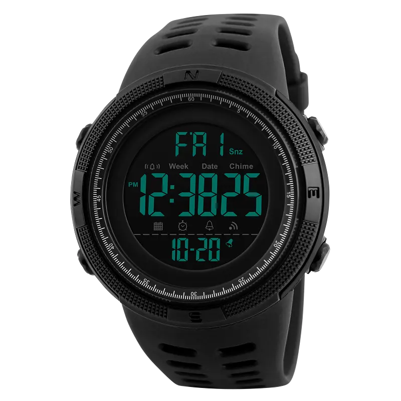 Skmei-reloj deportivo digital para hombre, reloj de pulsera digital, wr50m, modelo 1251