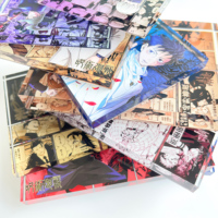 Dessin animé personnalisé Anime impression cristal transparent acrylique blocs logo personnalisé artisanat en plastique