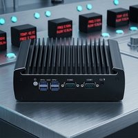 Mini PC Chinois RS232 N5095 Intel Core i5, Nouvel Ordinateur Industriel Sans Ventilateur, Mini PC X86 Sans Ventilateur Double pour Projet d'Appel d'Offres