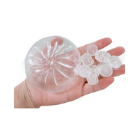 DIY 8,5 cm Peau de boule creuse transparente vide pour jouet à presser Squishy Dumlping, en gros, faite à la main