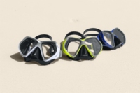 Pour Bestway 22075 Dominator Pro masque de plongée demi-visage Double lentille pour équipement de sports nautiques en vente