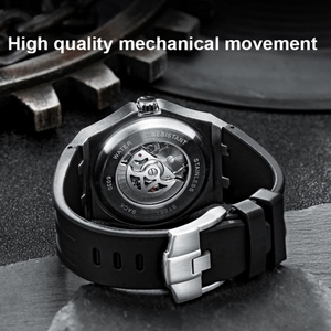 <b>Watches</b> <b>Men</b> <b>Wrist</b> Top Brand Waterproof Fashion Design Luminous Male Hombre Silicone Skeleton Mechanical <b>Watch</b> - Product Image 3