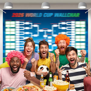 Drapeau de l'événement sportif mondial 2026 États-Unis Canada Mexique - Bannière en polyester durable, accessoires de décoration et toile de fond pour les événements sportifs - Product Image 4