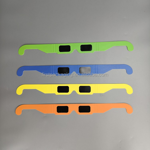 12312-2 CE Paper Solar Eclipse Glasses Factory  Cardboard Eclipse Glasses Logo Custom Paper Solar Eclipse Glasses