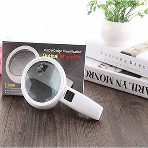 Lupa con Luz 10X, Lupa <span class=keywords><strong>de</strong></span> Mano Grande con 3 LED Iluminados - Product Image 5