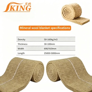 ISOKING Rollo de Lana Mineral de 150 mm de Espesor, Manta de Lana Mineral, Aislamiento <span class=keywords><strong>Térmico</strong></span> <span class=keywords><strong>para</strong></span> Paredes y Techos de Edificios, Fabricante China - Product Image 5