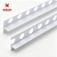Profilé de plinthe en PVC anti-rouille haute résistance aux chocs pour rainures de finition