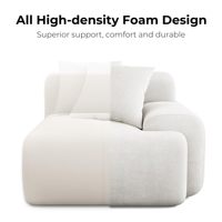 Canapé d'angle désossé 3 places Cloud Fluffy Air Compression Foam Indoor L Shaped Compressed Sectional Sofa Set Luxury