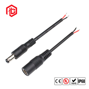 Conector de Alimentación CC 5521 de Conexión Rápida, 5.5x2.1mm, Macho, Tipo Enchufable sin Soldadura, para CCTV y Tiras LED - Product Image 1