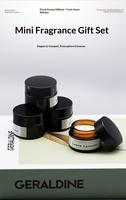 Nouvel ensemble d'échantillons de bougies parfumées miniatures pour aromathérapie, bougies cylindriques en cire de soja faites à la main, sans fumée, haut de gamme, pour la maison