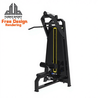 Máquina de Gimnasio Multifuncional para el Hogar, Polea Simple Ajustable para Entrenamiento de Espalda