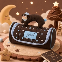 Sac à crayons Haoxuan House - Nouveau design 2026 - Cadeau pour filles - Grande capacité - Mignon - Trousse de papeterie pour enfants - Fermeture éclair en toile - École