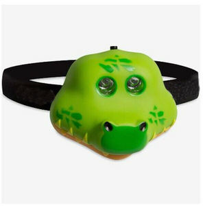 Lampe frontale LED pour enfants populaire, animaux, requin, lion, chien, panda, singe, 2 LED, enfants, extérieur, autre, camping, randonnée - Product Image 5