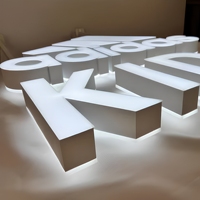 Enseigne lumineuse LED 3D personnalisée DakeSign, rétroéclairée, avec contrôle Bluetooth, étanche IP65, pour publicité commerciale en devanture de magasin
