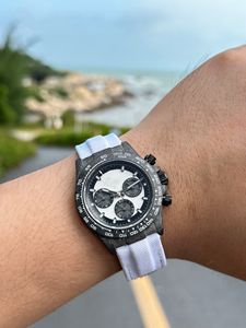 Montre automatique de luxe pour homme, 40 mm, mouvement 4130, verre saphir, acier inoxydable 904L, cadran en fibre de carbone - Product Image 3