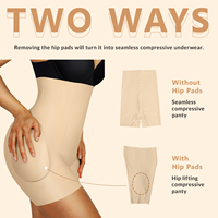 Minceur Taille Haute Contrôle Du Ventre Hanche Rembourré Butt Lifter Et Taille Body Shaper Pantalon Court Shapewear Pour Femmes Vente en Gros