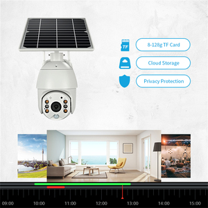 4MP 2MP 4 gam năng lượng mặt trời Powered PTZ UBOX ngoài trời mạng không dây CCTV Camera PIR an ninh với Sim Hệ thống thẻ năng lượng mặt trời powered hệ thống - Product Image 5