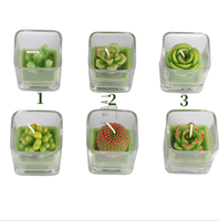 Bougie cactus de noël pour enfants, 10 pièces, ensemble cadeau, emballage pour petites attentions pour les bébés, livraison directe