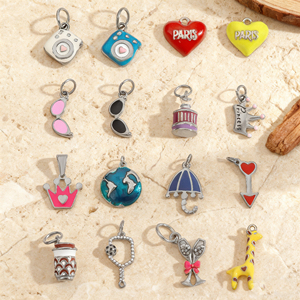 Joyas Personalizadas DIY, Resistentes al Agua y al Deslustre, Chapadas en Oro de 18k, Accesorios de Joyería de Moda, Dijes de Acero Inoxidable al por Mayor - Product Image 6