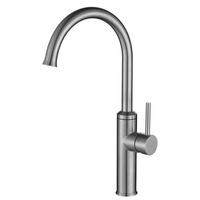 Robinet de cuisine professionnel avec douchette extractible, classique, en acier inoxydable 304, à montage sur plan, monocommande, mélangeur de cuisine de luxe
