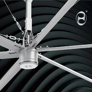 Ventilatore da soffitto HVLS di grandi dimensioni a bassa velocità ad alto VOLUME