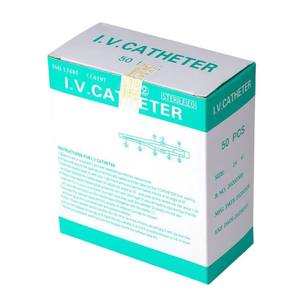 <span class=keywords><strong>Aguja</strong></span> de perforación Agujas de tipo catéter independiente 50 piezas por caja 14G 16G 18G 20G 22G 24G Suministros de arte corporal Tubo de conducto - Product Image 6