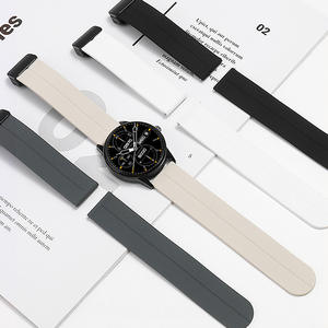 Correa de silicona original para Samsung <span class=keywords><strong>Galaxy</strong></span> <span class=keywords><strong>Watch</strong></span> 5Pro 45mm hebilla magnética para <span class=keywords><strong>Galaxy</strong></span> <span class=keywords><strong>Watch</strong></span> <span class=keywords><strong>4</strong></span> 5 40mm 44mm <span class=keywords><strong>4</strong></span> <span class=keywords><strong>Classic</strong></span> <span class=keywords><strong>42</strong></span> 46mm - Product Image 1