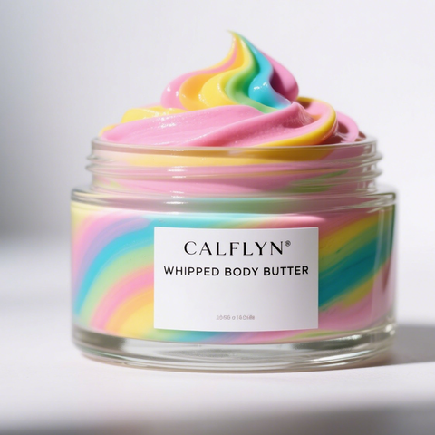 Private Label Organic Rainbow Whipped Body Butter OEM Scents/Formulas/Packaging Hydrating Nourishing Skin Moisturizer Skincare