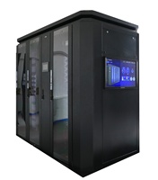 Mini centre de données, armoire serveur de 1200 mm de profondeur avec boîte de distribution d'alimentation triphasée certifiée CE