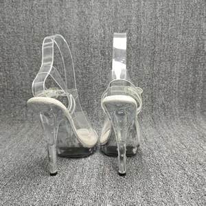 Chaussures de pole dance érotiques grande taille <span class=keywords><strong>Bar</strong></span> Plus Size, antidérapantes, à talons hauts, incrustées de diamants, imperméables, avec bouton, pour l'été - Product Image 5