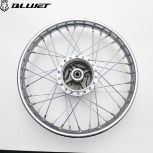 Juego de Llantas Cromadas Nuevas Blujet, Diseño de Malla de 36 <span class=keywords><strong>Radios</strong></span>, Delanteras 1.4-18, Traseras 1.6-<span class=keywords><strong>17</strong></span>, para Motocicletas Modelo CG 125-150 - Product Image 3