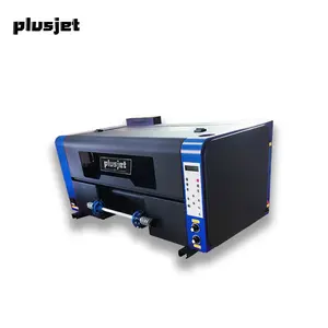 Plusjet UV Dtf Imprimante Machine d'impression 3 Têtes PJ-30W3 Tout En Un Machine Xp600 TX800 UV Dtf Printer Desktop UV Dtf Printer