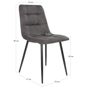 Fauteuil en velours doux nordique épais rembourré <span class=keywords><strong>de</strong></span> luxe <span class=keywords><strong>chaise</strong></span> <span class=keywords><strong>de</strong></span> salle à manger en velours rembourré pour la maison restaurant 4 chaises salles à manger - Product Image 2