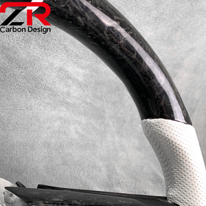 Volant en fibre de carbone forgé pour <span class=keywords><strong>Ford</strong></span> <span class=keywords><strong>Mustang</strong></span> S197 Series 2005-2014 Premium Coupe GT500 Shelby Snake Convertible Boss 302 - Product Image 2