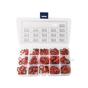 Jeu de joints toriques en caoutchouc - 200 pièces, nitrile, haute pression, bande élastique, joints toriques d'étanchéité - Product Image 3