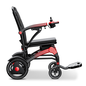 Silla de Ruedas Eléctrica con Dos Resortes Grandes para Amortiguar Impactos, Silla de Ruedas Eléctrica Plegable, Portátil y Ligera para Personas Mayores - Product Image 2