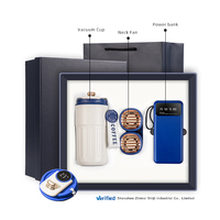 Coffret Cadeau Luxe 2025 pour Employés d'Entreprise : Mug 450ml + Ventilateur de Cou 1000mAh + Batterie Externe Sérigraphiée