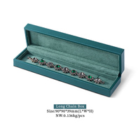 Boîte à bijoux personnalisée en cuir PU pour deux bagues, pendentif, bracelet, boucles d'oreilles, mariage, boîtes écologiques