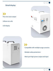 Estación de Energía Portátil Todo en Uno <span class=keywords><strong>CFE</strong></span> PVG 2 Pro LiFePO4 con Batería Híbrida para Red Eléctrica + Inversor + MPPT, 25.6V 2560Wh - Product Image 6