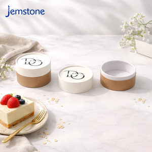 Caja de Cartón Kraft para Postres, Ecológica, Apta para Alimentos, Tubo de Cartón para Pastel Vasco, Caja Cilíndrica para Pastel de Queso, Embalaje de Tubo de Papel Especializado, Apta para Horno - Product Image 3